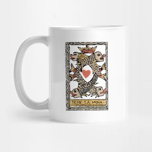 Vintage Tarot Card Vive Le Roy Mug